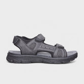 Jeep Mens Compass Sandals In Grey & Black
