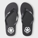 Jeep Mens Sunny Thong Sandals In Black