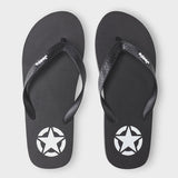Jeep Mens Sunny Thong Sandals In Black