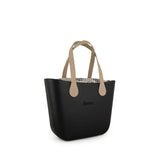 Fenn Golf Zip Tan Handle Tote Bag In Black