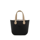 Fenn Golf Zip Tan Handle Tote Bag In Black