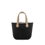 Fenn Golf Zip Tan Handle Tote Bag In Black