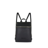 Fenn Gold Zip Backpack In Black