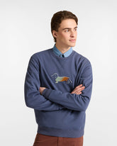 Harmont & Blaine Mens Sweatshirt In Dusty Blue