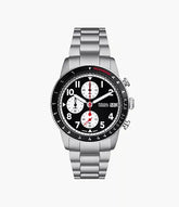 Fossil mens Sport Tourer Chronograph Stainless Steel Watch Black