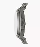 Fossil mens Everett Chronograph Smoke Stainless Gunmetal