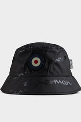 Ben Shereman Wax Plastisol Black Bucket Hat