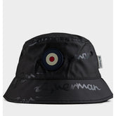 Ben Shereman Wax Plastisol Black Bucket Hat