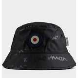 Ben Shereman Wax Plastisol Black Bucket Hat