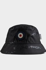Ben Shereman Wax Plastisol Black Bucket Hat