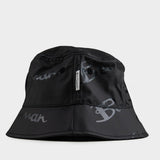 Ben Shereman Wax Plastisol Black Bucket Hat