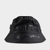 Ben Shereman Wax Plastisol Black Bucket Hat