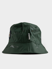Ben Shereman Wax Plastisol Dark Olive Bucket Hat