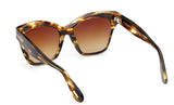 Tom Ford Womens Elvira Sunglasses In Coloured Havana