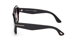 Tom Ford Rhonda Unisex Sunglasses In Black