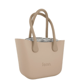 Fenn Stone Handle Tote Bag In Sand