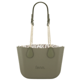 Fenn Gold Chain Tote Bag In Watercress