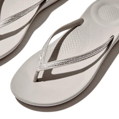 Fitflop Ladies Iquishion Sparkle Sandals In Grey