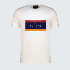 Tshepo Mens Flagship Screen T-Shirt In White