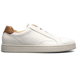 Florsheim Mens Monopoli Elastic Lace To Toe Sneaker In Cream