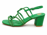 Footwear Ladies Ponta Heels In Green