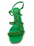 Footwear Ladies Ponta Heels In Green