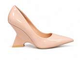Footwork Ladies Chrizan Heels In Beige