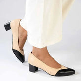 Froggie Womens Lea Waxy Heels In Ivory