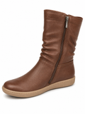 Froggie Ladies Lea Natan Nut Boots In Dark Tan