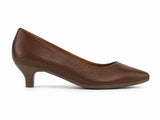 Froggie Ladies Lea Waxy 1 Heel In Brown