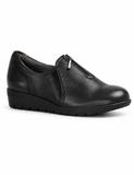Froggie Womens Lea Waxy Shoe In Black
