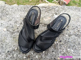 Froggie Womens Lea Metallic Sandals In Black