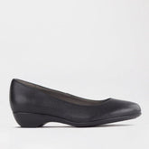 Froggie Ladies Lea Waxy Shoes Black