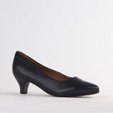 Froggie Ladies Low Calf Shoes In Black