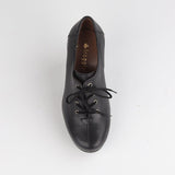 Froggie Ladies Lea Waxy 1 Heels In Black