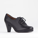 Froggie Ladies Lea Waxy 1 Heels In Black