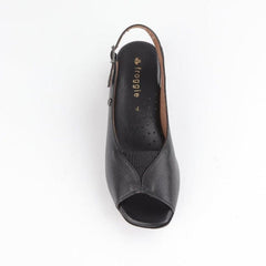 Froggie 10345.374 Ladies Lea Waxy 1 Shoes Black