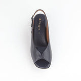 Froggie 10345 Ladies Lea Waxy Shoes Navy