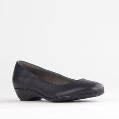 Froggie Ladies Lea Waxy Shoes Black