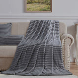 Cotton Co Faux Fur Milan Fleece In Grey