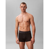 Calvin Klein Mens Low Rise 3 Pack Trunk In Black & Multi