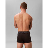 Calvin Klein Mens Low Rise 3 Pack Trunk In Black & Multi