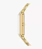 Fossil Women`s Raquel Sun Moon Multifunction Gold-Tone Stainless Steel Watch