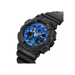 Casio Mens G-Shock Analogue Digital Watch In Blue Black
