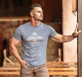 Boerboel Mtsp Permium Cotton T-Shirt Printed Blue