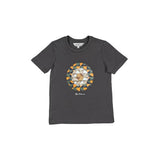 Bens Sherman Boys Geo Target T-Shirt In Charcoal