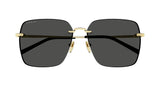 Gucci Womens Gold Metal Sunglasses