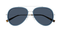Gucci Blue Lens Unisex Sunglasses IN Silver