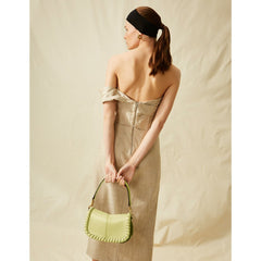 Gianni Chiarini 0848 Prck-Thr Leather Bag Sunny Light