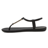 Ipanema Ladies Class Modern Ii Sandals Black And Gold